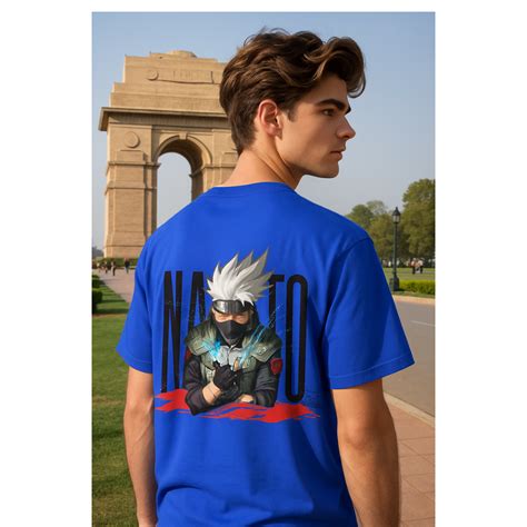 Backbencher Men’s Printed Oversized T-Shirt (Kakashi Sensei Edition) I ...