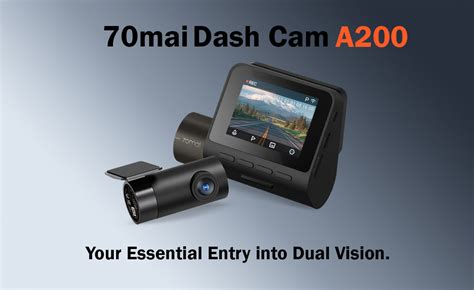 70mai A200 HDR 1080P Dual Dash Cam - NEXDIGITRON®