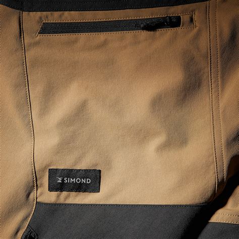 Men Stretchable Wind and Water Resistant Trekking Pants Brown - MT900