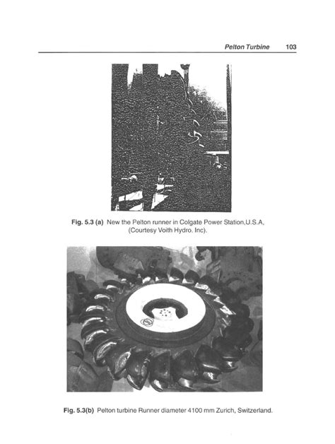 Fluid Mechanics Notes (26) - Pelton Turbine 103 Fig. 5 (a) New the ...