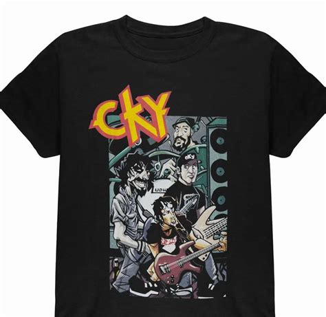 CKY band Rock Short Tee Cotton Shirt All Size LI090 - Walmart.com