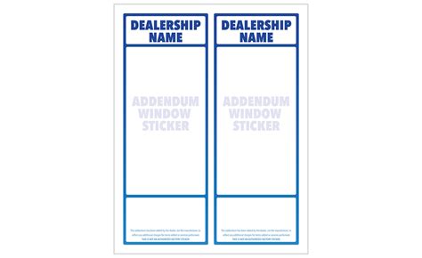 Image result for 3M Addendum Sticker