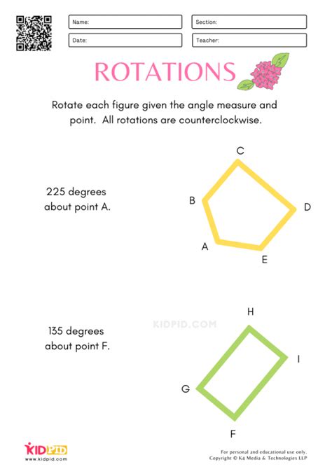 Image result for Using Tracing Paper to Describe Rotation