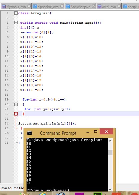 Image result for Two-Dimensional Array in Java Using Scanner