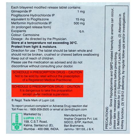 Gluconorm PG 1 Tablet | Uses, Side Effects, Price | Apollo Pharmacy