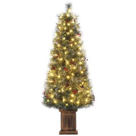 Amazon.com: 4ft Christmas Tree Pre-lit, Small Christmas Tree with 100 ...