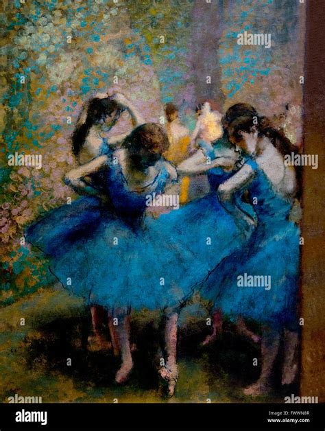 Edgar Degas Blue Dancers