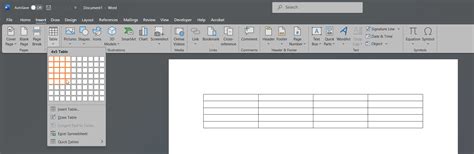 Image result for Word Tables Basic