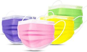 GREATDIO 3 ply multicolor surgical mask Multi-100-3 Surgical Mask Price ...