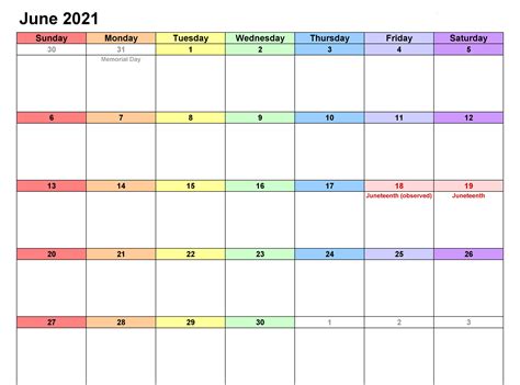 Download June 2021 Calendar Wallpaper | Wallpapers.com