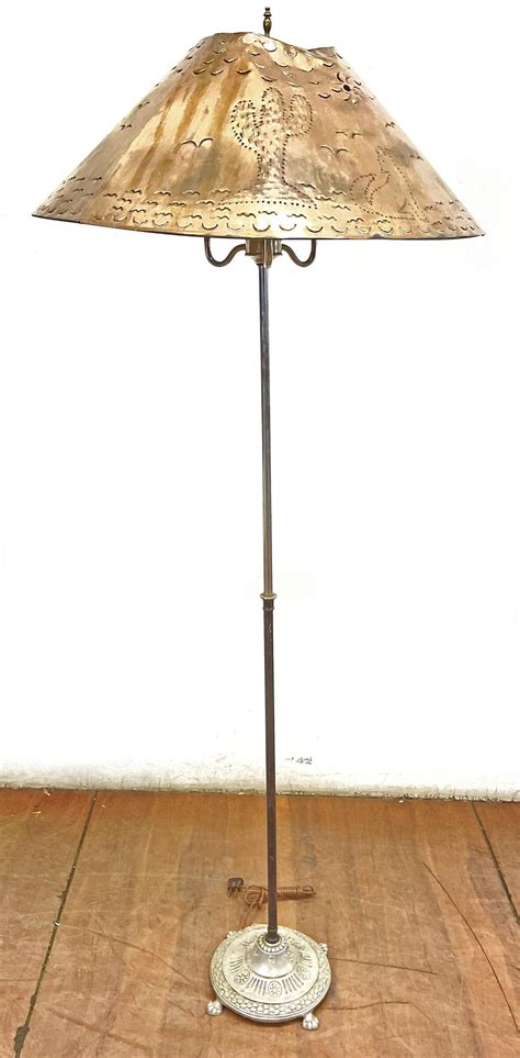 Lot - Southwestern Candelabra Style Floor Lamp