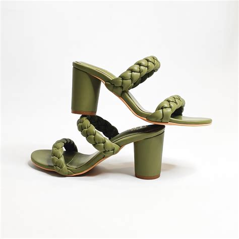 Braided Two Strap Block Heels – THE ALTER