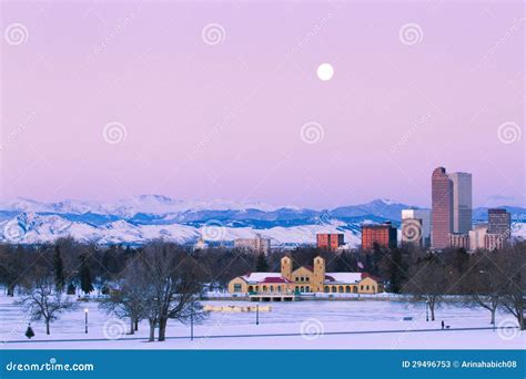 Mile High City of Denver stock image. Image of downtown - 29496753