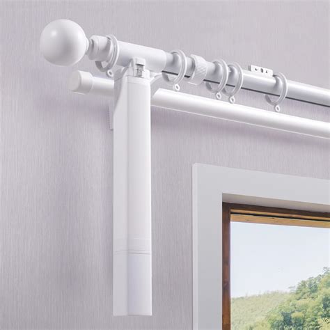 Amazon.com: ACMEART Motorized Curtain Rods with Remote,Electric Double ...