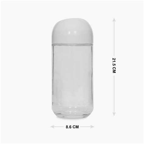 Buy Siattle Set of 6 Glass Storage Jars - 800ml from Home Centre at ...