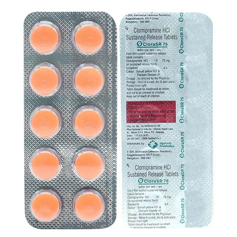 CLORA SR 75mg - Strip of 10 Tablets : Amazon.in: Health & Personal Care