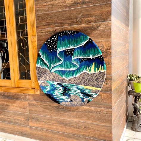 The Northern Lights (Aurora Borealis) Hand-Tufted Rug – Carpet Diem