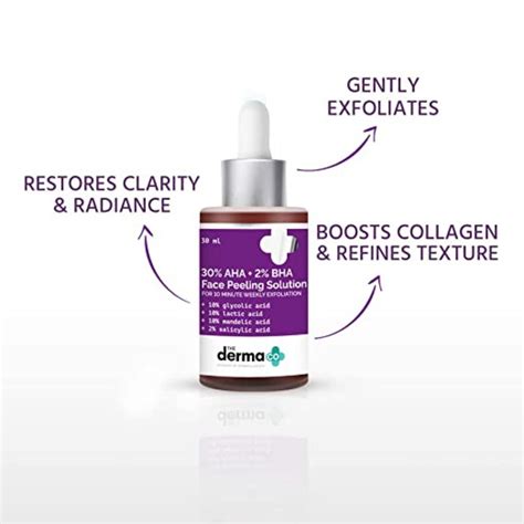 The Derma Co 30% AHA + 2% BHA Face Peeling Solution- 30 ml(dermaco ...