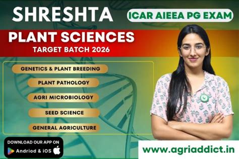 Plant Sciences Online Master Course-2024 for ICAR JRF/SRF/CUET/BHU