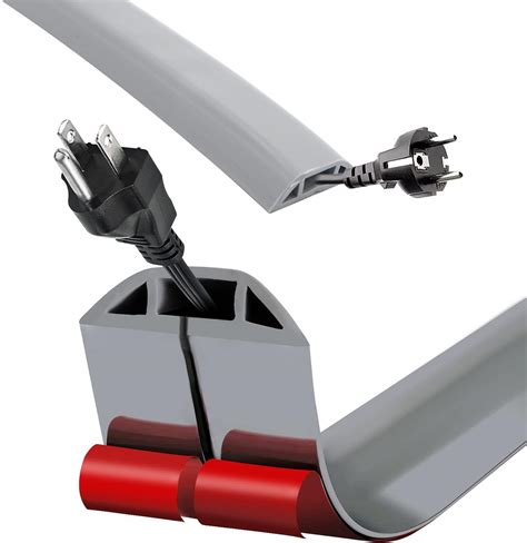 Amazon.com: Cord Floor Cover 10FT, Heavy Duty Floor Cord Covers for ...