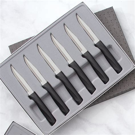 Anthem Serrated Steak Set | Set of 6 Anthem Serrated Steak Knives ...