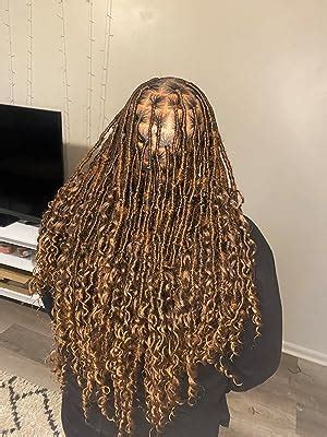 Buy 6 Packs Alimiriam New Goddess Locs Crochet Hair Faux Locs Wavy ...