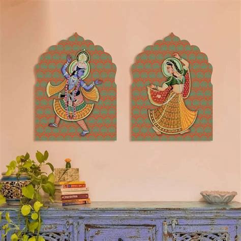 Buy Radha Krishna Wall Paintings Online - Divine Home Decor – Shaakh