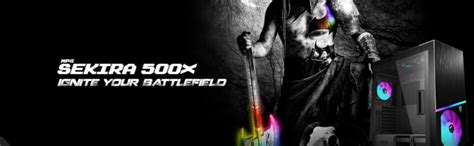 Amazon.in: Buy MSI Aluminium MPG SEKIRA 500X Mid Tower Gaming Cabinet ...