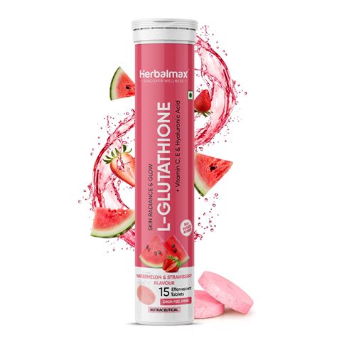 Buy L-Glutathione Effervescent with Vitamin C for Skin Glow