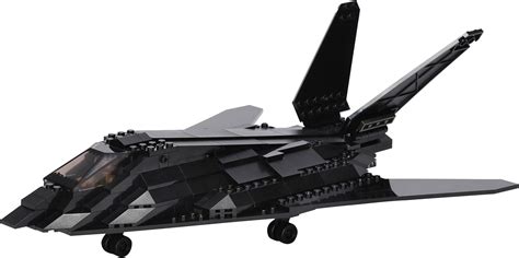 Buy Ultimate Soldier Stealth Fighter Jet Military Building Kit, Black ...