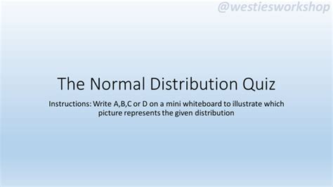 Image result for Normal Distribution Quiz