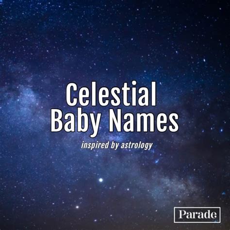 102 Celestial Baby Names & Their Meanings for Boys and Girls - Parade