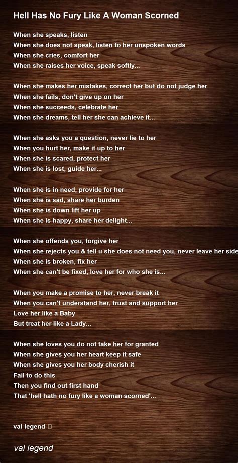 Scorned Wife Quotes Hell Hath No Fury Like A Woman Scorned