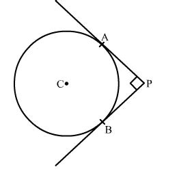 In the given figure, PA and PB are two tangents drawn from an external ...