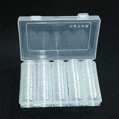 Muskan Enterprises -ME 100 X 27mm Coin Display Cases Capsules Holder ...
