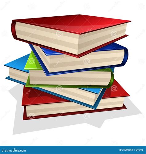 Pile of books stock vector. Illustration of learn, books - 31009569