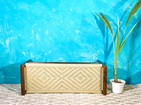 Sofia Woven Bench Beige