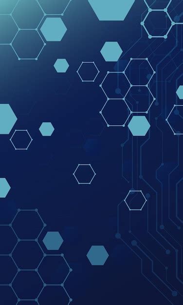 Premium Vector | Abstract hexagon pattern technology wallpaper