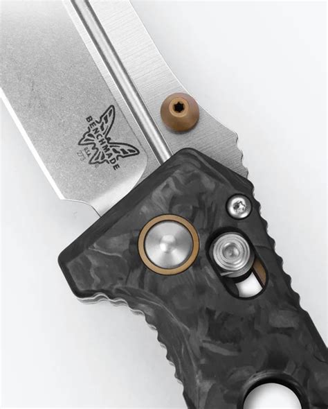 Benchmade Mini Adamas AXIS Folding Knife 3.25" - Marbled Carbon Fiber ...