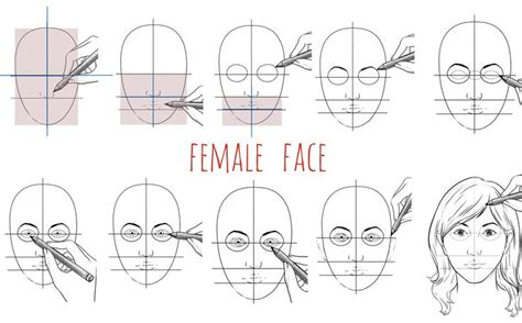 Image result for Drawing Female Face Tutorial