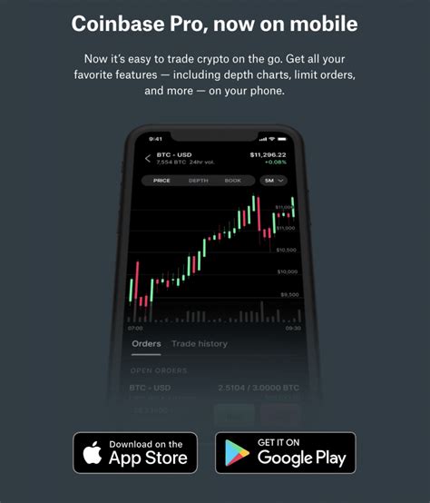 Coinbase Pro App 的图像结果