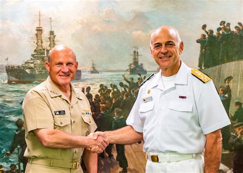 CNO, Commander-in-Chief of the Chilean Navy Discuss Partnership ...
