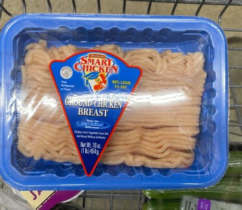 Chicken 99% lean ground chicken breast - 16 oz