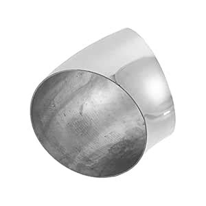 X AUTOHAUX 1 Pcs OD 5 Inch 45 Degree Mandrel Bend Elbow SS304 Stainless ...