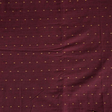 Pure Cotton Handloom Maroon With Yellow Big Border With Butti Design W ...