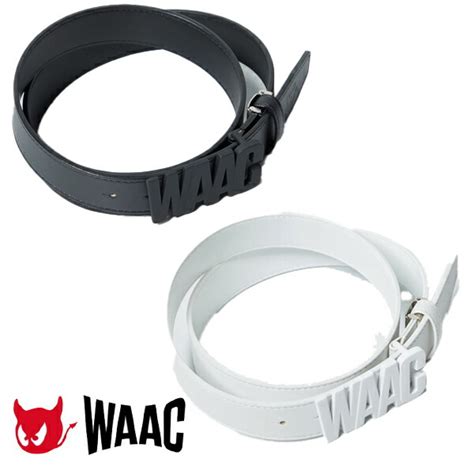 WAAC ワック 2023年秋冬モデル ユニセックス ロゴバックル ベルト 072214810【23】 ベルト