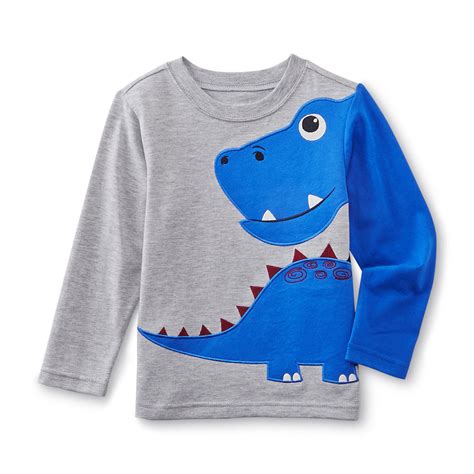 WonderKids Infant & Toddler Boy's Long-Sleeve Shirt - Dinosaur ...