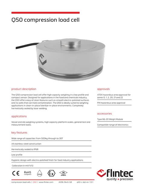 Image result for Q50 Compression Load Cell