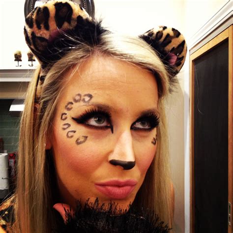 cheetah costume face makeup