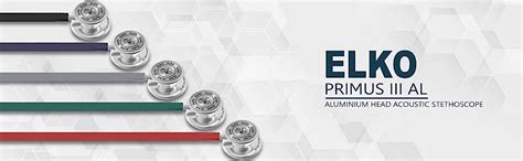 ELKO EL-160 Primus III AL Aluminum Head Stethoscope For Doctors and ...